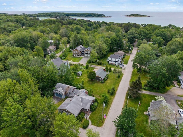 13 Community House Rd, Kennebunkport, ME 04046 - aerial view of property's location with a nearby body of water and nearby suburban area