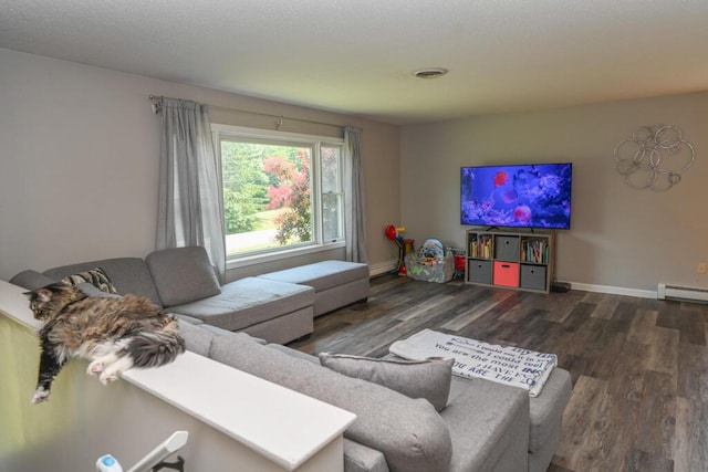 13 Evergreen Dr, Hampden, ME 04444 - living area featuring wood finished floors and baseboards