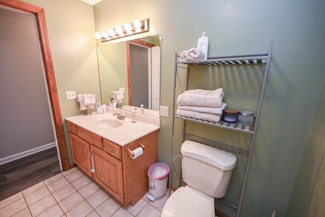 13 Evergreen Dr, Hampden, ME 04444 - bathroom with vanity and tile patterned floors