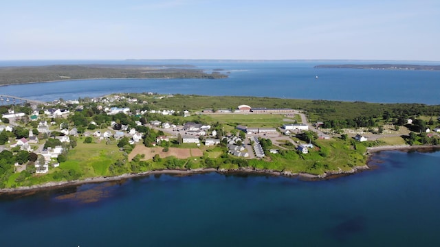95 Main St, Lubec, ME 04652 - aerial view of property and surrounding area featuring a nearby body of water