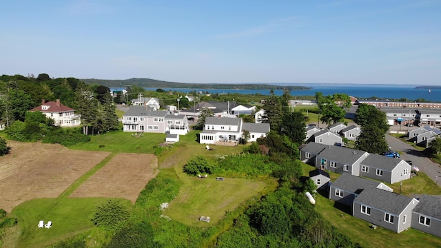 95 Main St, Lubec, ME 04652 - aerial view of residential area with a large body of water