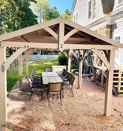 18 Wayman Ln, Bar Harbor, ME 04609 - view of patio featuring outdoor dining area