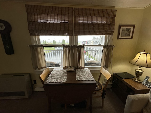 85 Mile Rd Unit 13, Wells, ME 04090 - dining space with a baseboard radiator