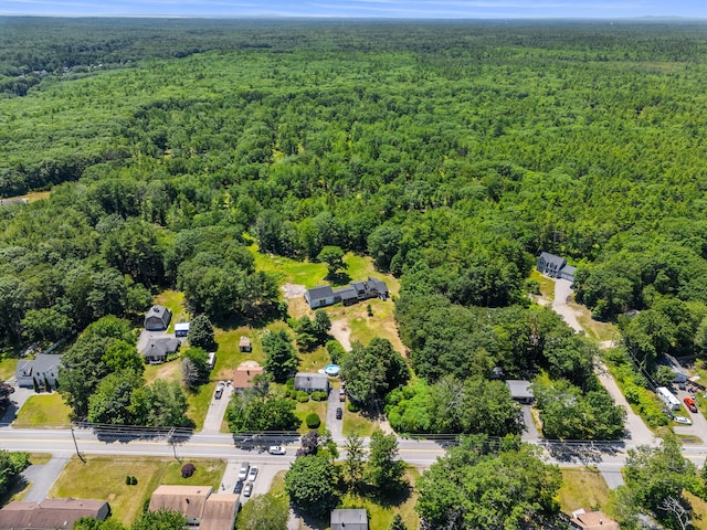 276 W St, Biddeford, ME 04005 - aerial overview of property's location featuring a forest