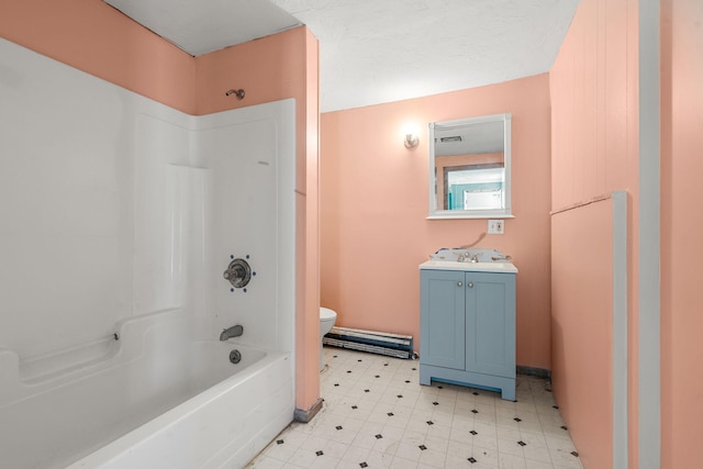 276 W St, Biddeford, ME 04005 - full bath with vanity, shower / washtub combination, and tile patterned floors