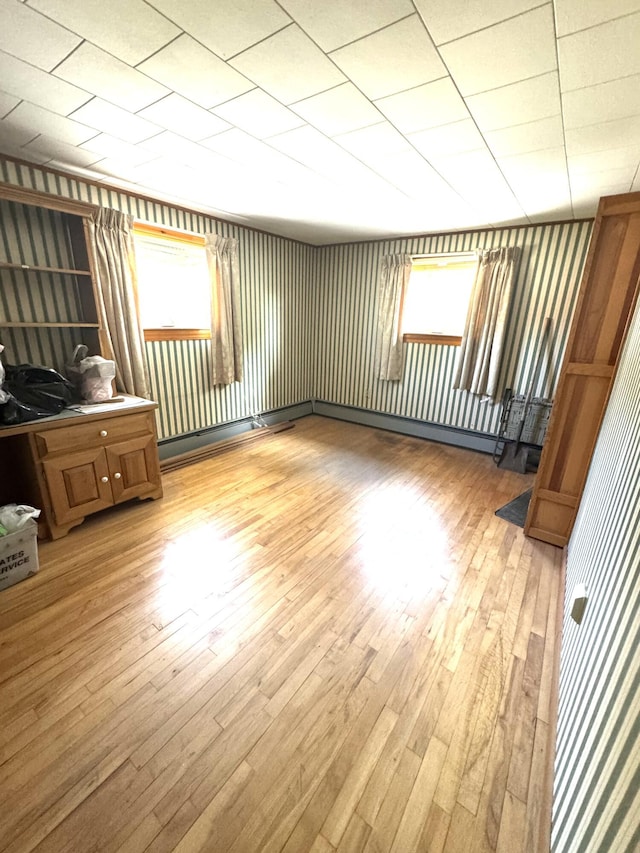 5 Park Ave, Newport, ME 04953 - unfurnished living room featuring light wood finished floors