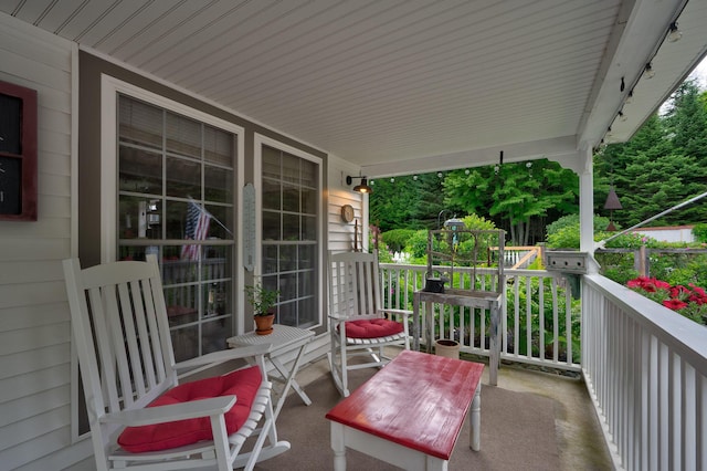 178 Kennebago Rd, Coplin Plt, ME 04970 - view of porch