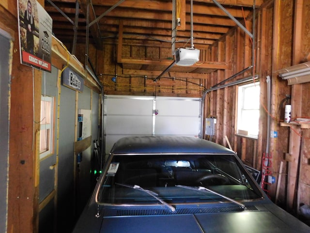 208 Fern Rd, Dexter, ME 04930 - garage with a garage door opener