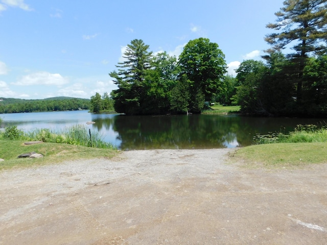 208 Fern Rd, Dexter, ME 04930 - water view with a forest