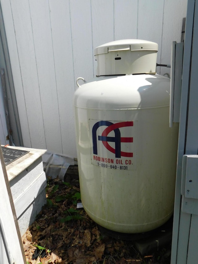 208 Fern Rd, Dexter, ME 04930 - exterior view of gas tank