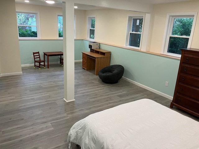 363 Oak Point Rd, Trenton, ME 04605 - bedroom featuring wood finished floors and baseboards