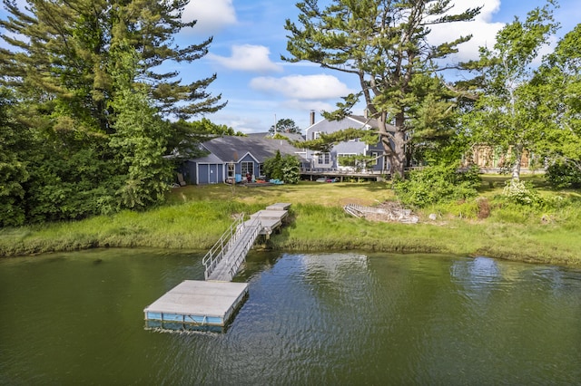 16 Christensen Ln, Kennebunk, ME 04043 - dock featuring a water view
