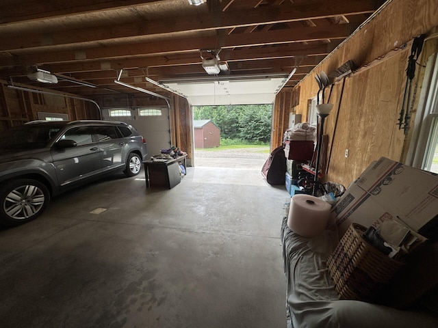 71 Garland Rd, Dixmont, ME 04932 - garage with a garage door opener