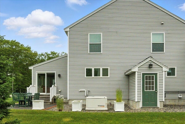 17 Beryl Loop Unit F65, Topsham, ME 04086 - rear view of property with a yard