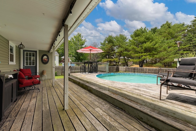 736 Webster St, Lewiston, ME 04240 - view of wooden deck
