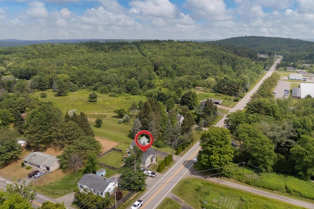 736 Webster St, Lewiston, ME 04240 - drone / aerial view of a heavily wooded area