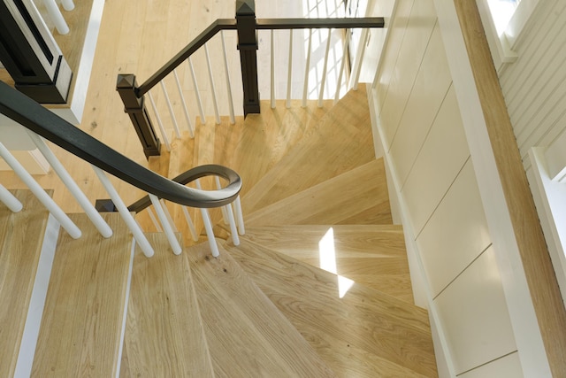 239 Ocean Point Rd, Boothbay, ME 04544 - view of staircase