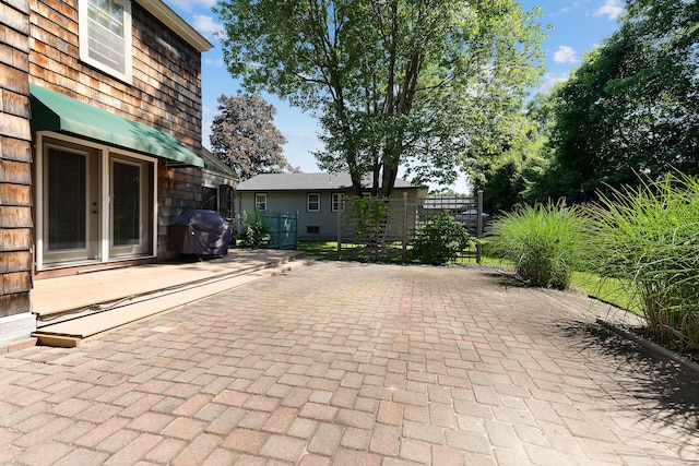 36 Woodlawn Ave, Auburn, ME 04210 - view of patio / terrace featuring area for grilling