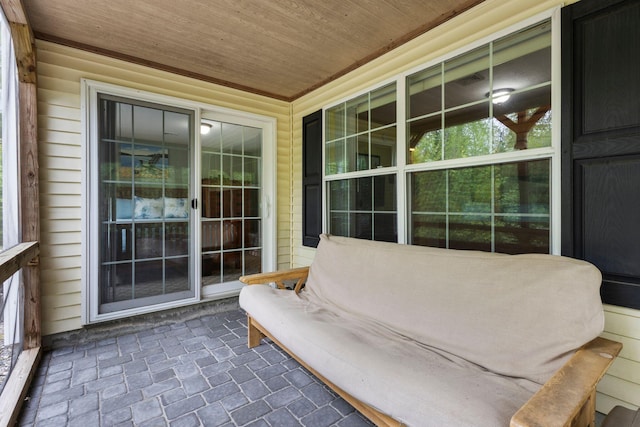 1313 Deer Run, Casco, ME 04015 - view of covered porch