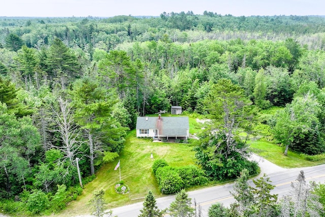 421 Cushing Rd, Cushing, ME 04563 - view of subject property with a heavily wooded area