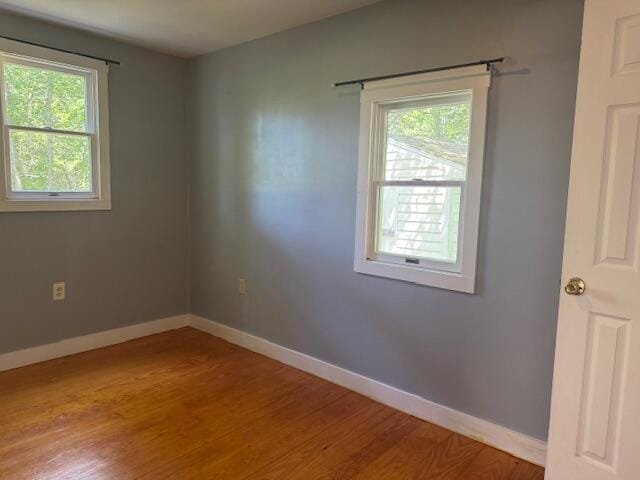 27 Dodge Rd, Edgecomb, ME 04556 - spare room with plenty of natural light and light wood-style flooring
