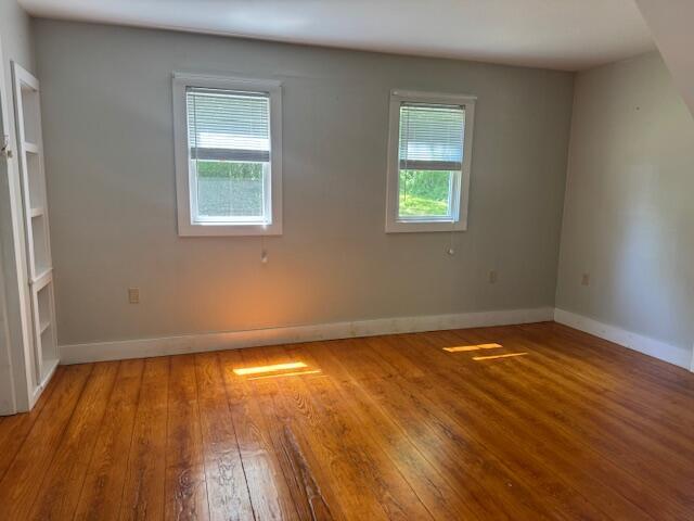 27 Dodge Rd, Edgecomb, ME 04556 - spare room with hardwood / wood-style flooring and baseboards
