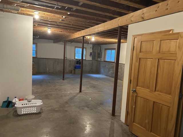 48 Stoney Ridge Rd, Eddington, ME 04428 - basement featuring electric panel