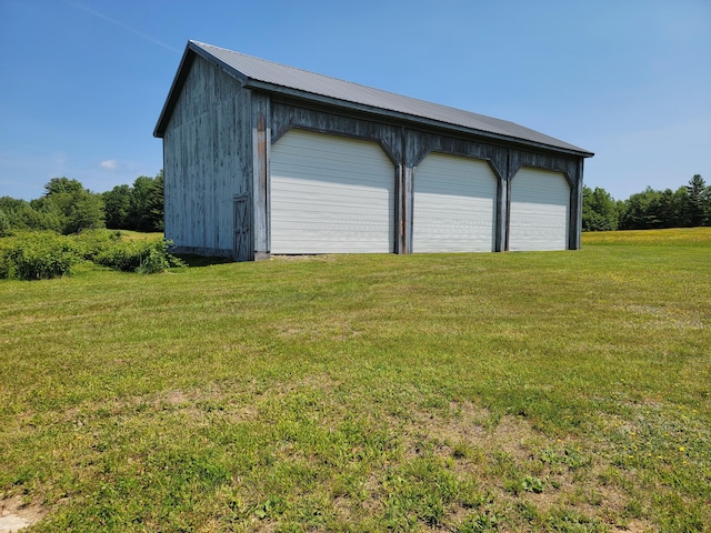 183 Folsom Pond Rd, Lincoln, ME 04457 - view of detached garage