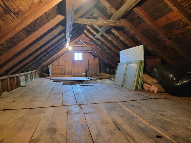 183 Folsom Pond Rd, Lincoln, ME 04457 - view of attic