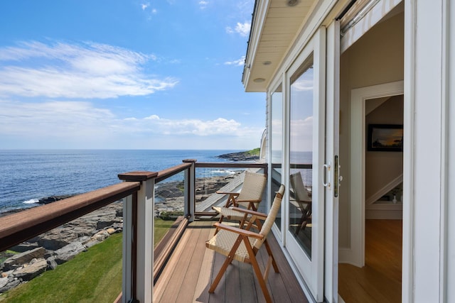 121 Bald Head Cliff Rd, York, ME 03902 - balcony with a water view