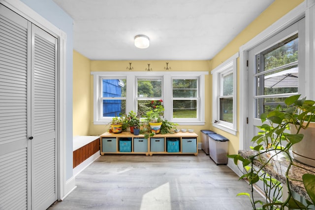 97 Forest Ave, Orono, ME 04473 - sunroom featuring wood finished floors and baseboards