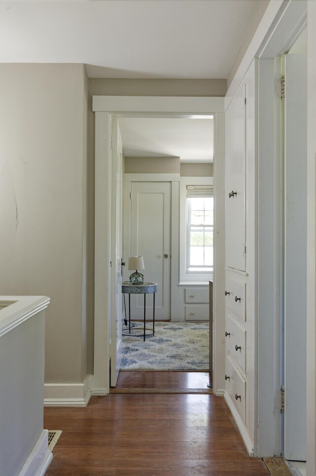 302 Townsend Ave, Boothbay Harbor, ME 04538 - corridor featuring wood finished floors and baseboards