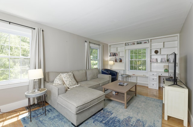 302 Townsend Ave, Boothbay Harbor, ME 04538 - living room with light wood-type flooring and plenty of natural light