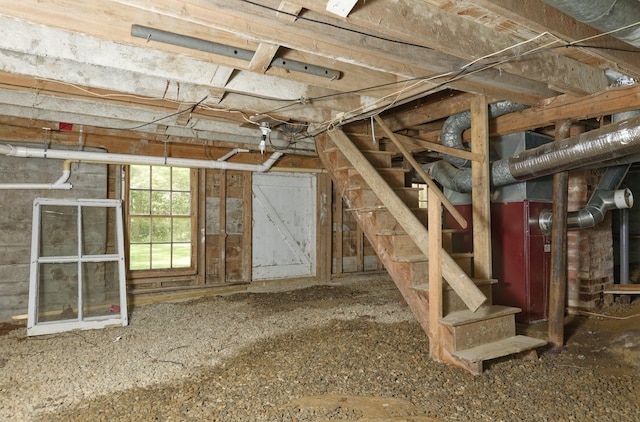 302 Townsend Ave, Boothbay Harbor, ME 04538 - misc room with stairway