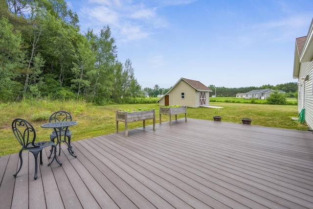31 Silas Warren Dr, Hermon, ME 04401 - deck featuring a lawn