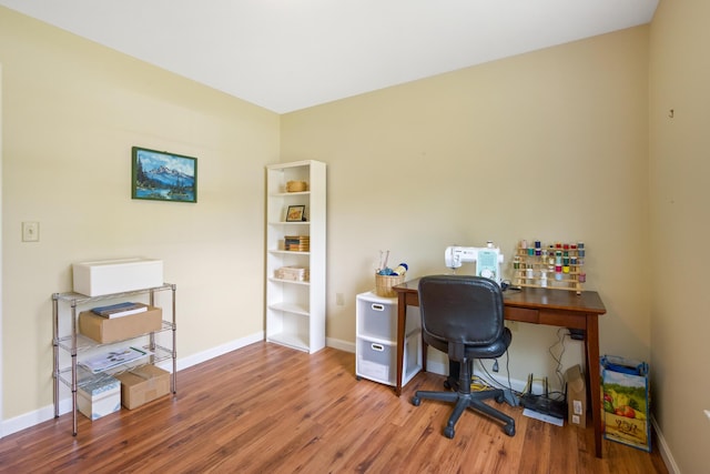 31 Silas Warren Dr, Hermon, ME 04401 - home office with wood finished floors and baseboards