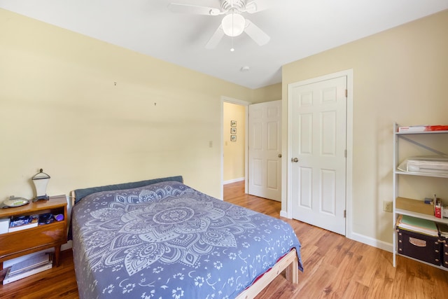 31 Silas Warren Dr, Hermon, ME 04401 - bedroom with wood finished floors and ceiling fan