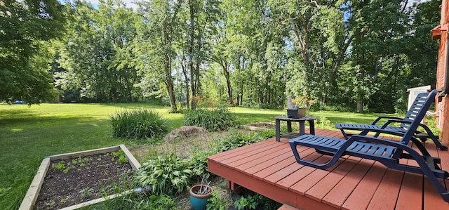 987 Clinton Ave, Winslow, ME 04901 - deck with a lawn