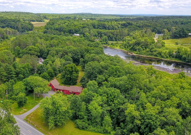 987 Clinton Ave, Winslow, ME 04901 - bird's eye view of a heavily wooded area