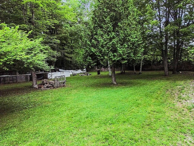 71 Morgan Rd, Burnham, ME 04922 - view of yard