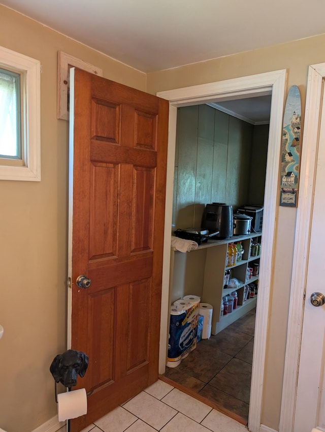 419 Common Rd, Union, ME 04862 - interior space featuring light tile patterned floors