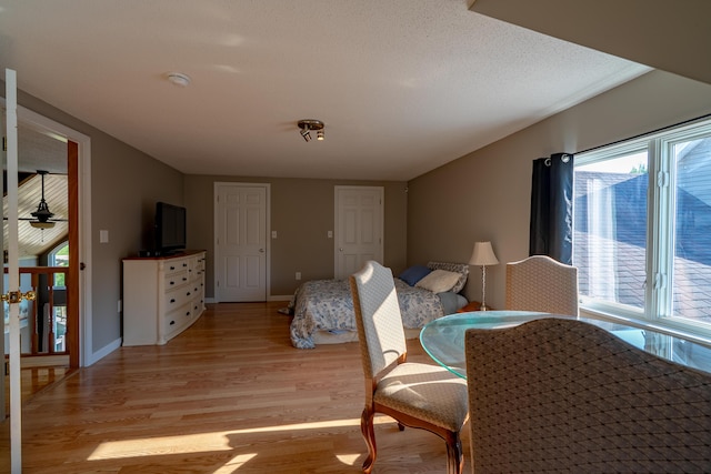 78 Lakeview Rd, Glenburn, ME 04401 - dining room featuring light wood finished floors and ceiling fan