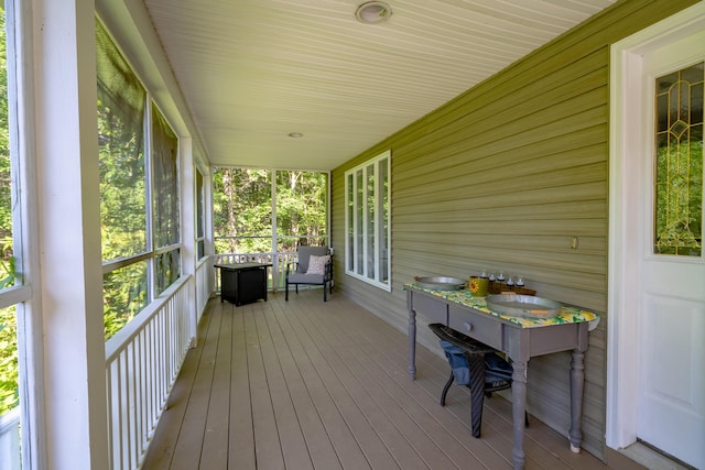 78 Lakeview Rd, Glenburn, ME 04401 - view of porch