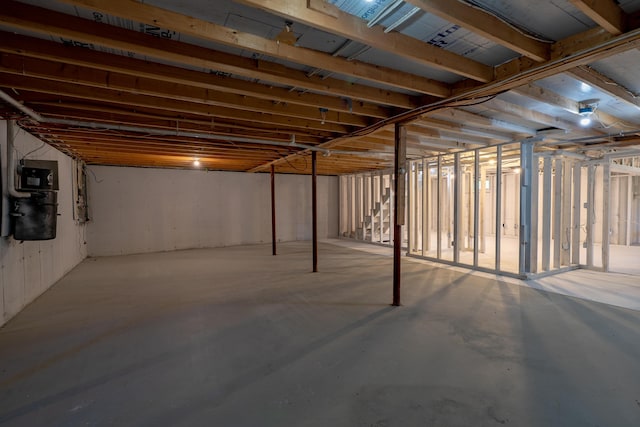 78 Lakeview Rd, Glenburn, ME 04401 - unfinished below grade area with a central vacuum unit