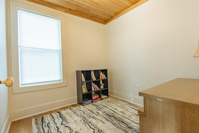 18/20 Beech St, East Millinocket, ME 04430 - office space featuring wood ceiling, healthy amount of natural light, and ornamental molding