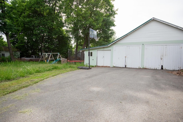 18/20 Beech St, East Millinocket, ME 04430 - view of detached garage
