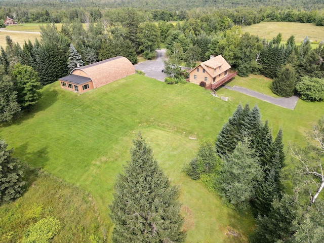 151 Schooland Rd, New Sweden, ME 04762 - aerial view of sparsely populated area with a heavily wooded area