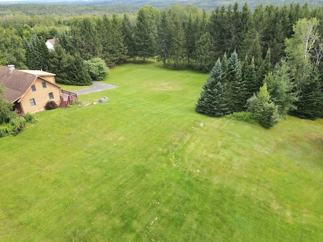 151 Schooland Rd, New Sweden, ME 04762 - aerial view of property and surrounding area with a forest