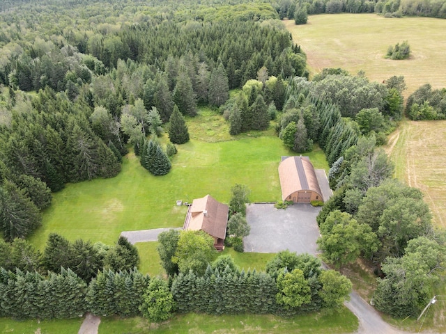 151 Schooland Rd, New Sweden, ME 04762 - overview of rural landscape with a forest