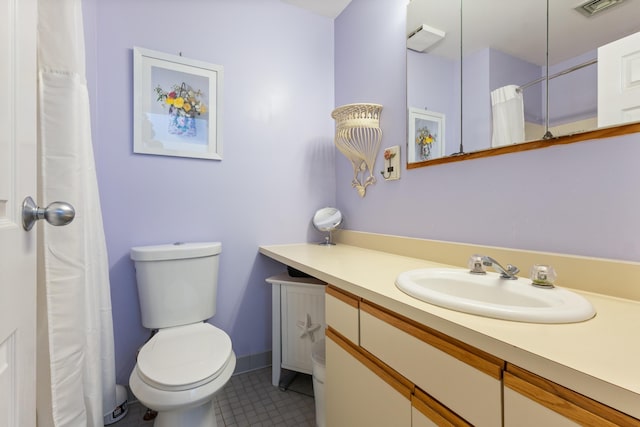 36 Ocean House Way Unit E4, York, ME 03909 - full bathroom featuring vanity, tile patterned floors, and a shower with curtain